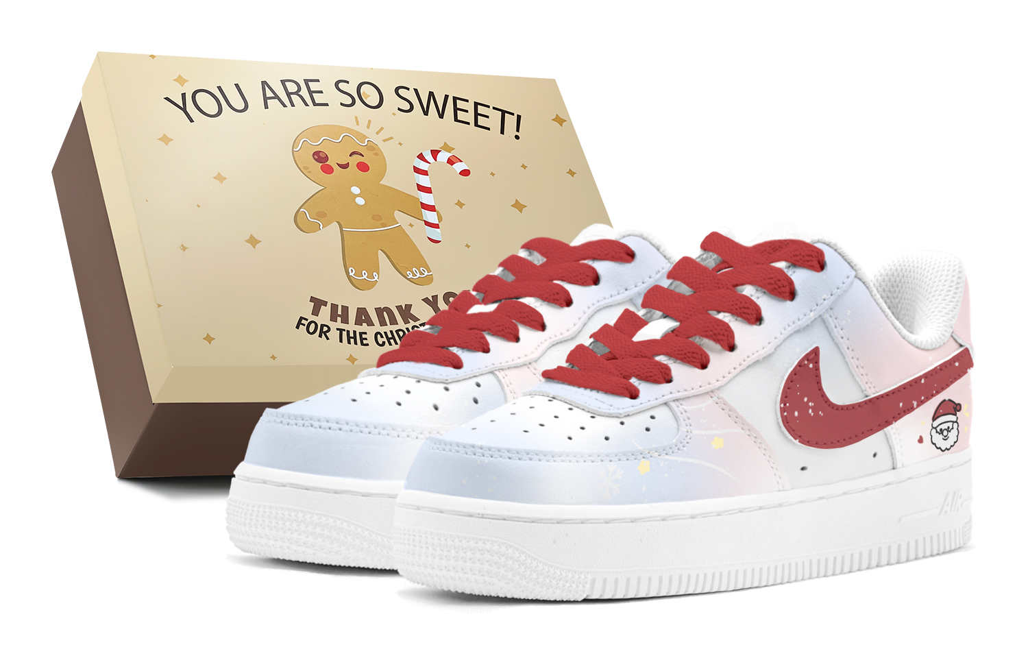 

Nike Кроссовки Air Force 1 с противоскользящим износостойким низким верхом для скейтборда, мужские, сине-розовые