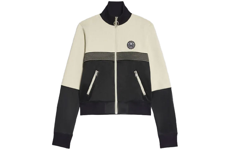 

Толстовка Paris Ami De Coeur Striped Zipped Knit Cardigan AMIPARIS, черный/белый