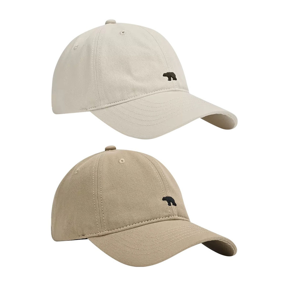

CMFY Хлопковая бейсболка унисекс с полиэстером, White+Khaki