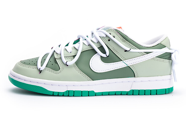 

Кроссовки Nike Dunk Skateboard Shoes Women's Low-Top Green White