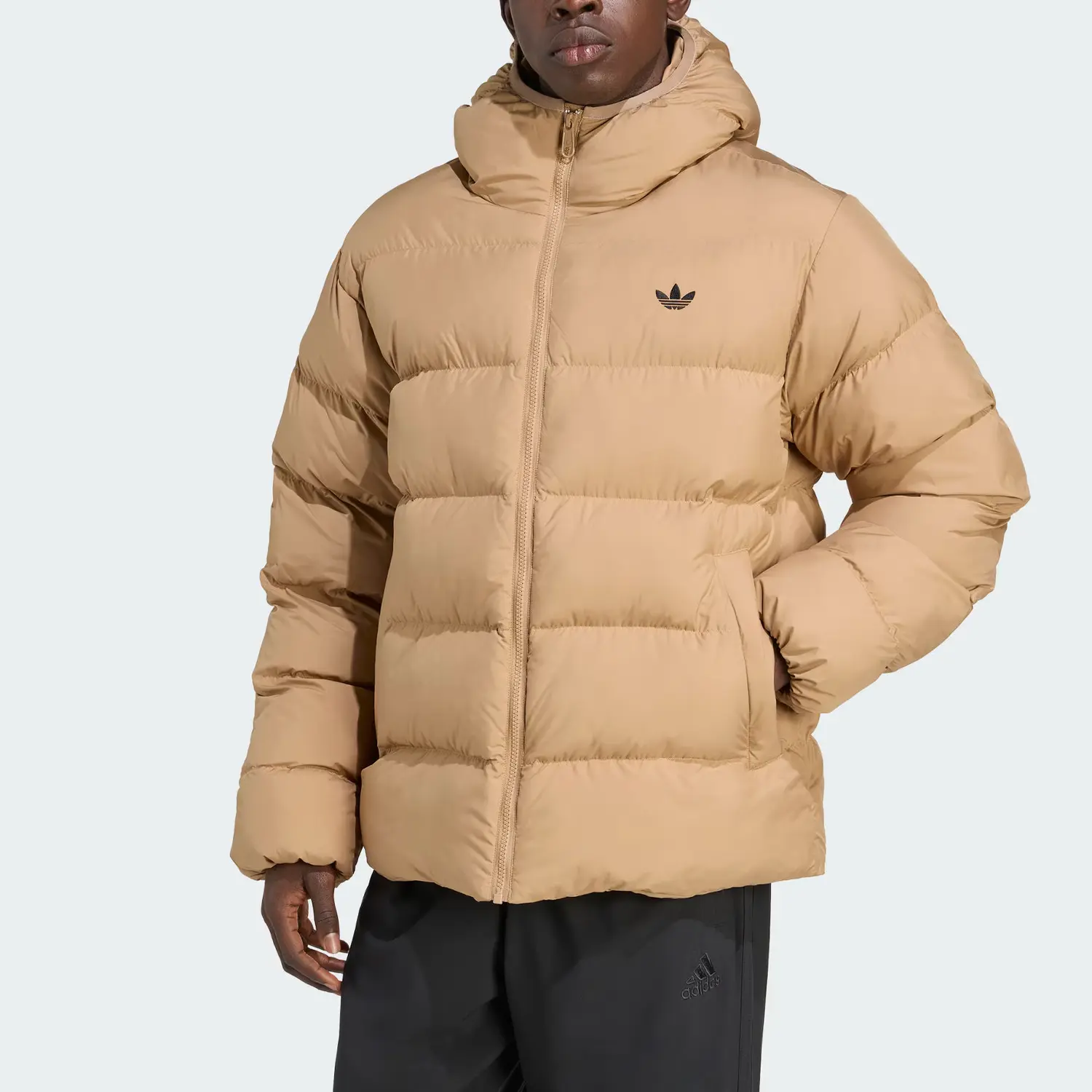 Утепленная куртка с капюшоном Adidas Adidas Originals, желтый — фото 3