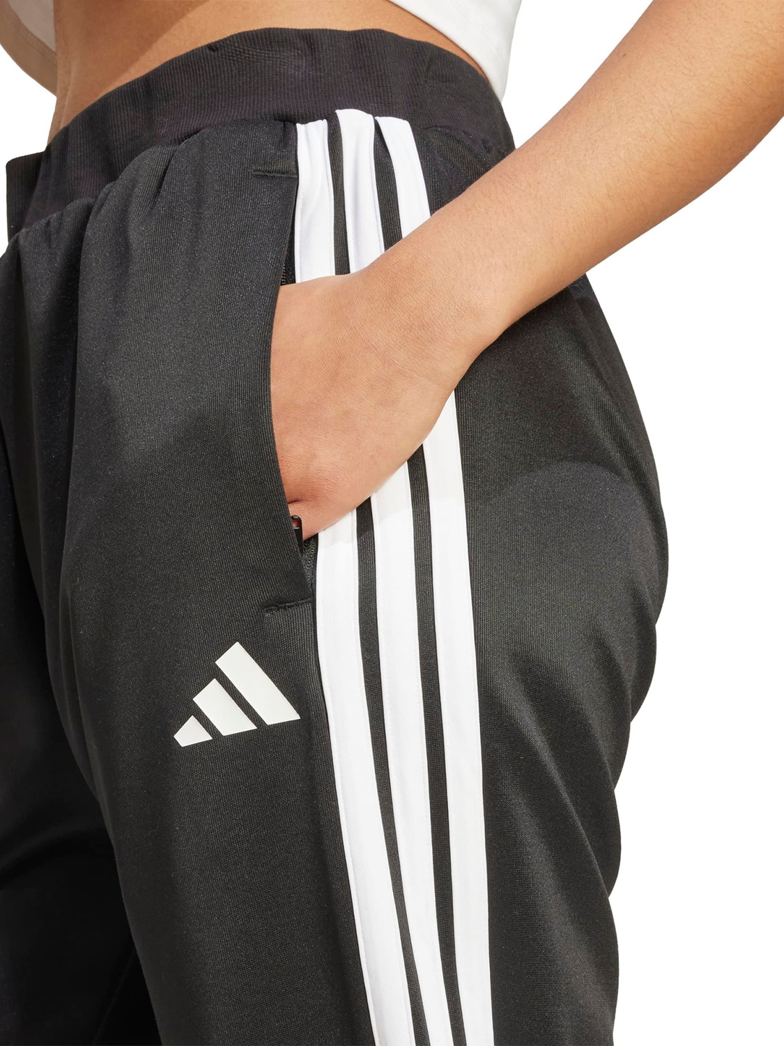 Adidas Sportswear Узкие спортивные штаны 'TIRO' в черном цвете — фото 4