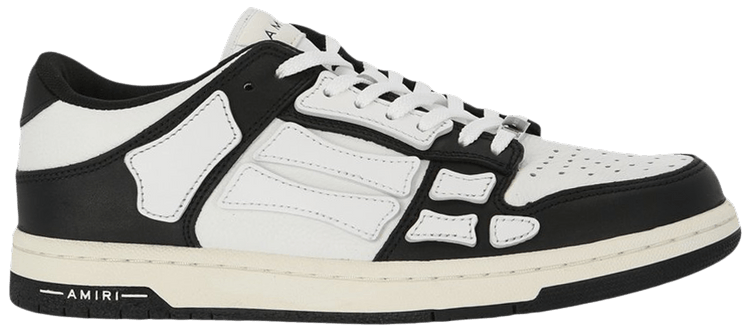 

Кроссовки Amiri Skel Top Low 'Black White', черный