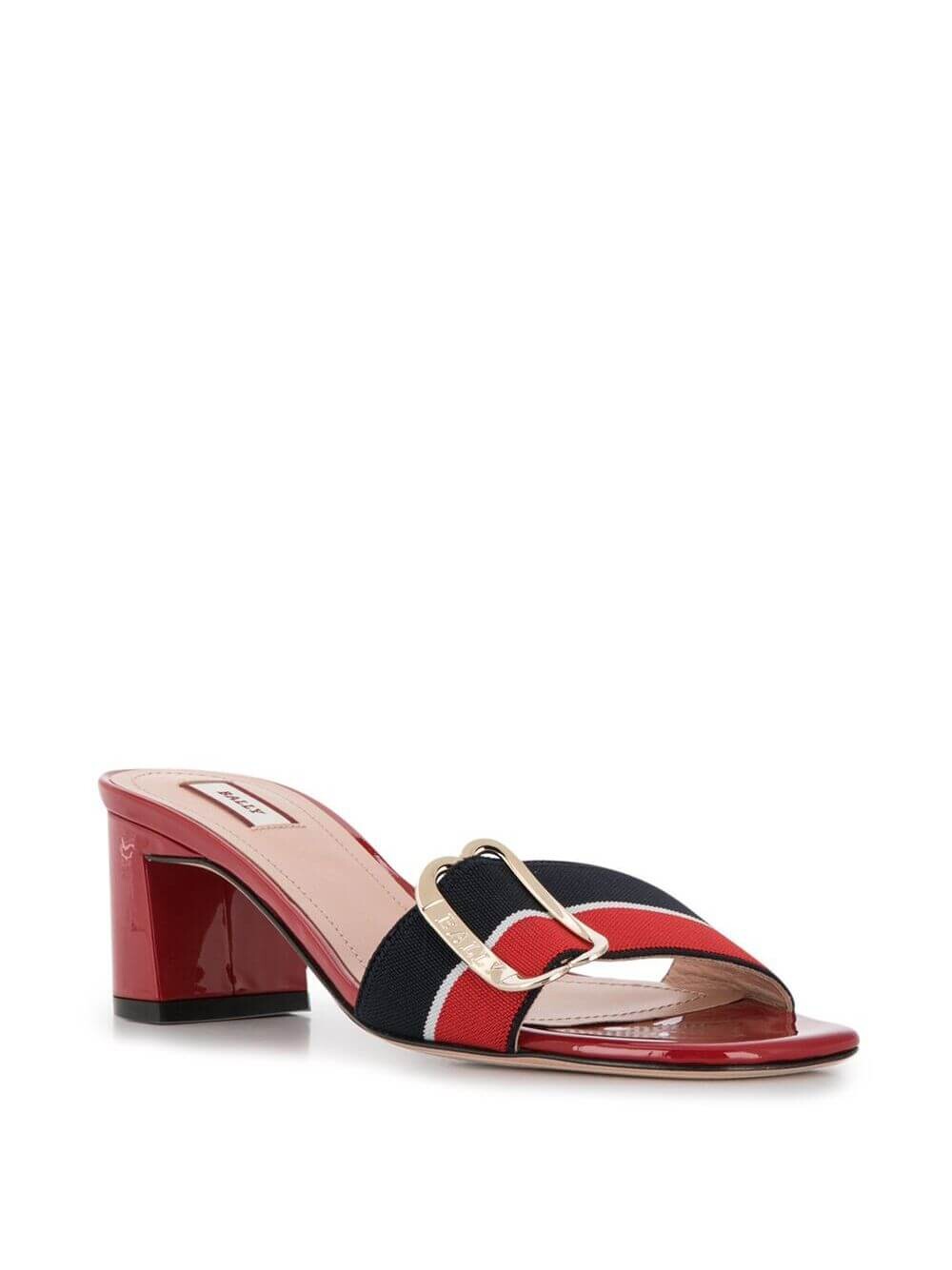 Женские сандалии Bally Jordy 6225830 красный/синий/белый из полиэстера, мультиколор — фото 2