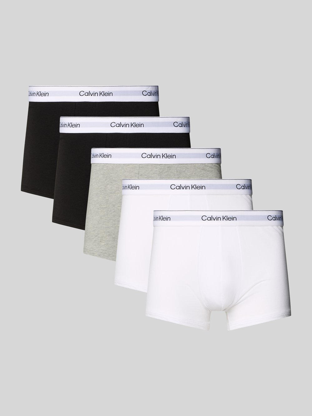 

Трусы с этикеткой в ​​упаковке по 5 штук Calvin Klein Underwear, черный