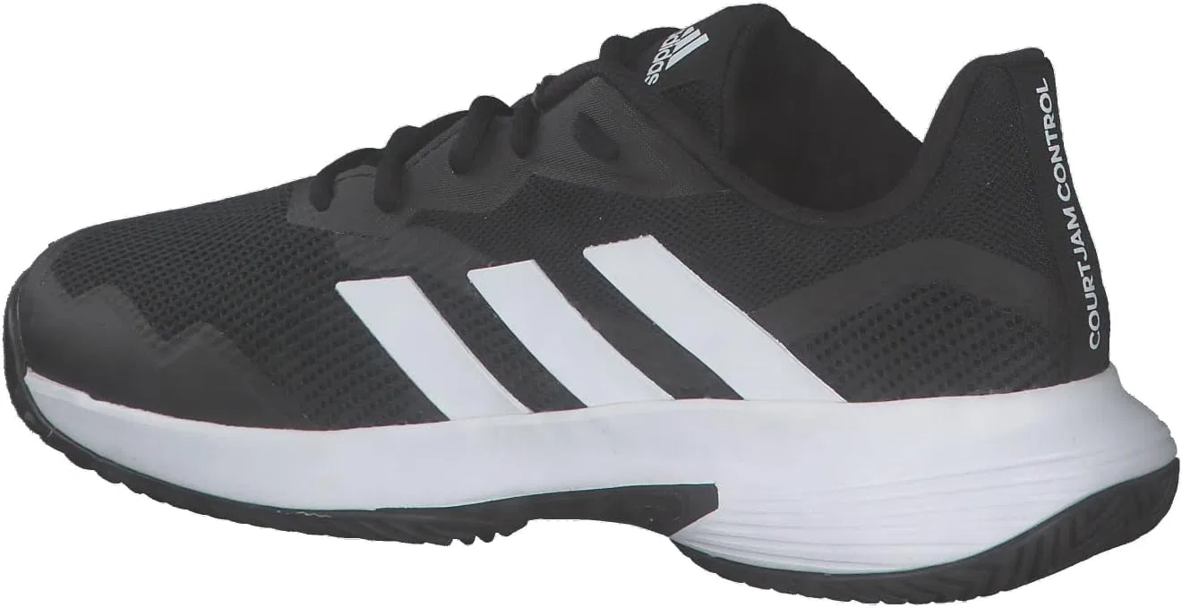 Мужские теннисные кроссовки Courtjam Control M Adidas, Core Black Ftwr White Core Black — фото 3