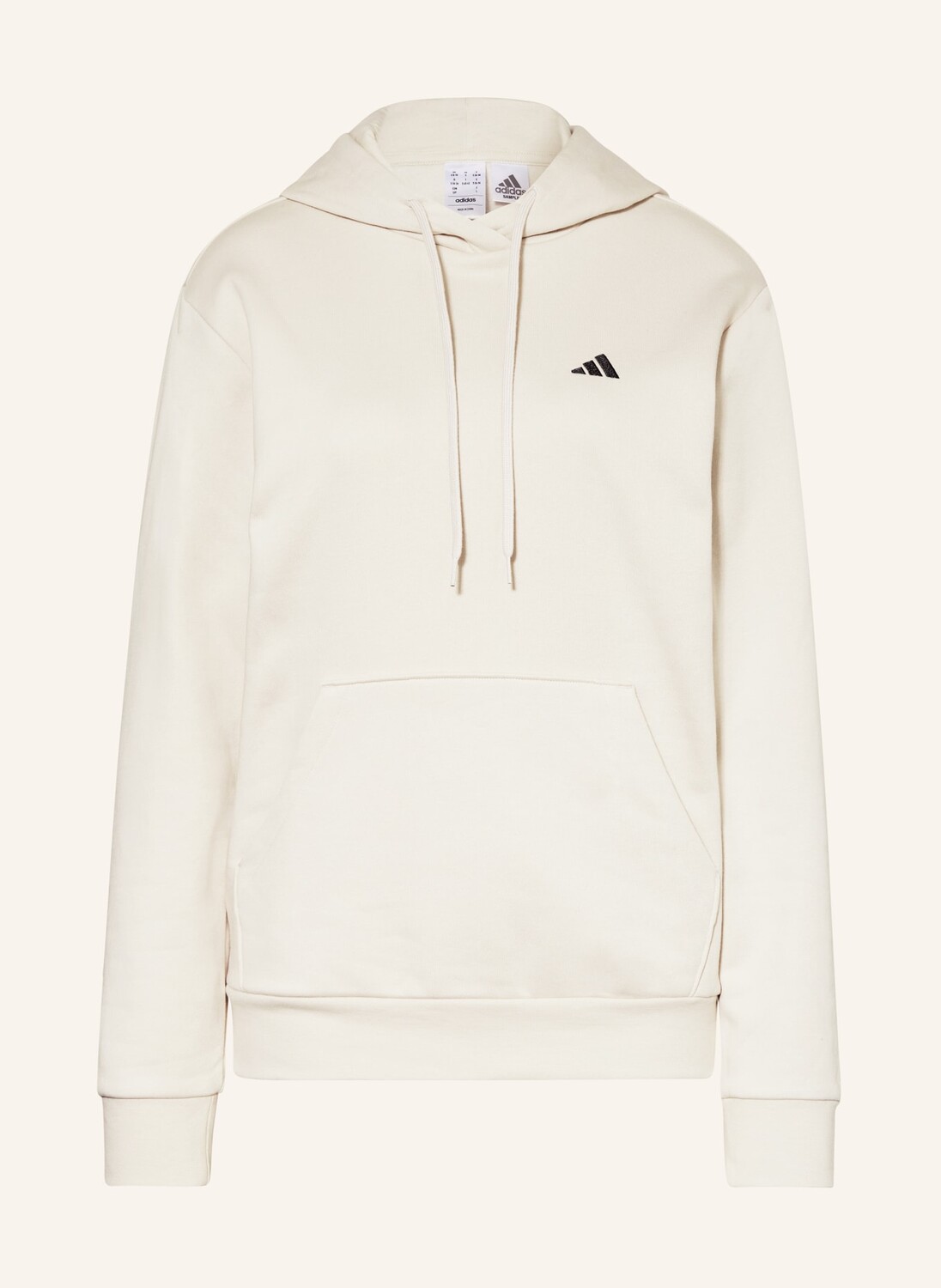 

Толстовка с капюшоном adidas, кремовый