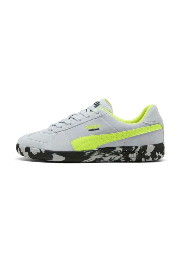 Берлинские гандбольные кроссовки Puma, Silver-Coloured Mist-Yellow Alert-Puma Black