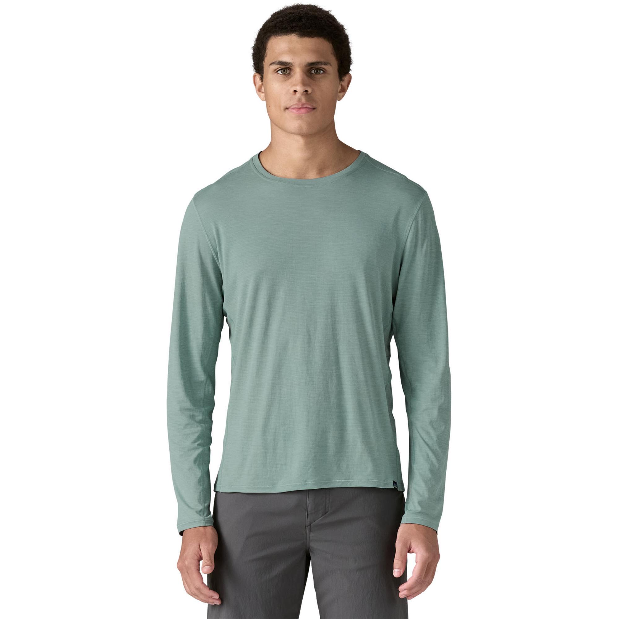 

Мужская легкая рубашка с длинным рукавом Capilene Cool Patagonia, Thermal Blue/Light Thermal Blue X-Dye