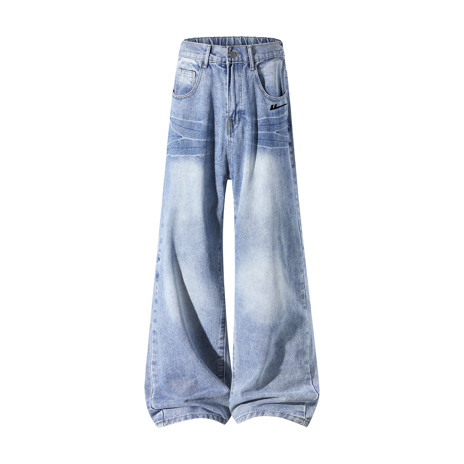 

Джинсы женские Moderate Straight Fit WARRIOR, nostalgic синий[free diy brand merch]