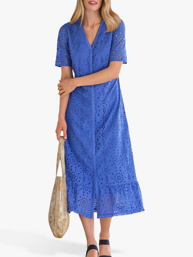 

Платье миди от broderie Pure Collection, цвет Sky Blue