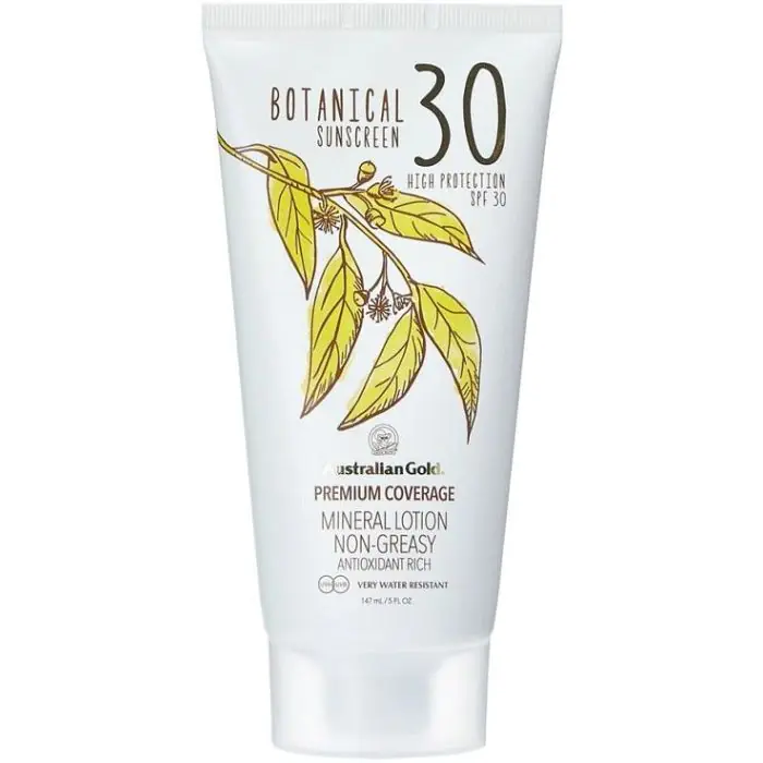 

Солнцезащитный крем botanical protector solar en loción mineral spf 30 alta protección Australian Gold, объем 147 мл