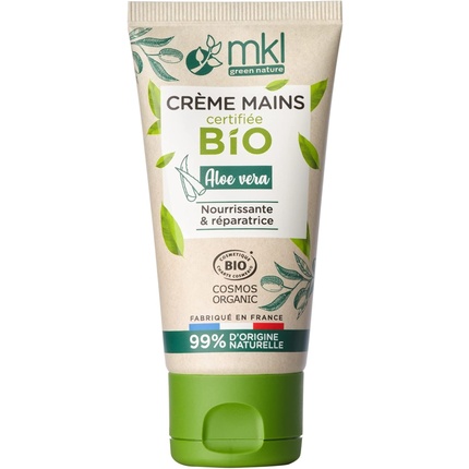 

Органический крем для рук с алоэ вера 50 мл Mkl Green Nature