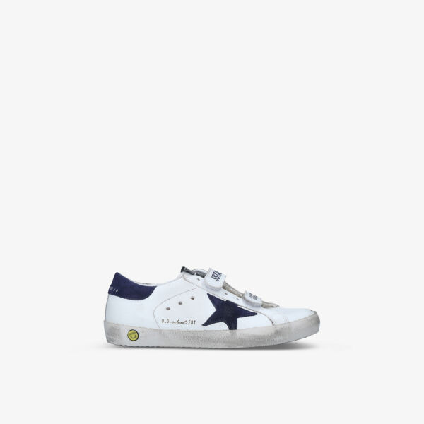 

Кожаные кроссовки Old School 6-8 лет Golden Goose, цвет winter wht