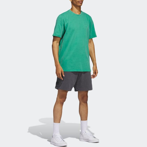 Футболка оригиналы футболка легкий вес shmoofoil Adidas, зеленый — фото 4