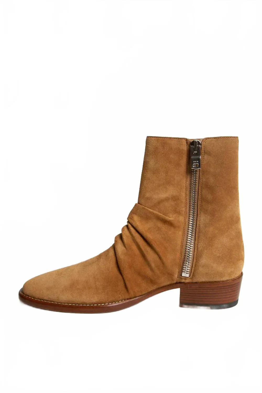 Amiri Мужские ботинки Stack Boot бежевого цвета — фото 2
