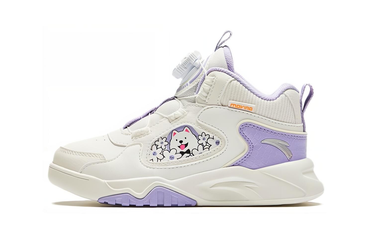 

Детские кроссовки для скейтбординга PS Low-top Белый/Фиолетовый Anta Kids, белый