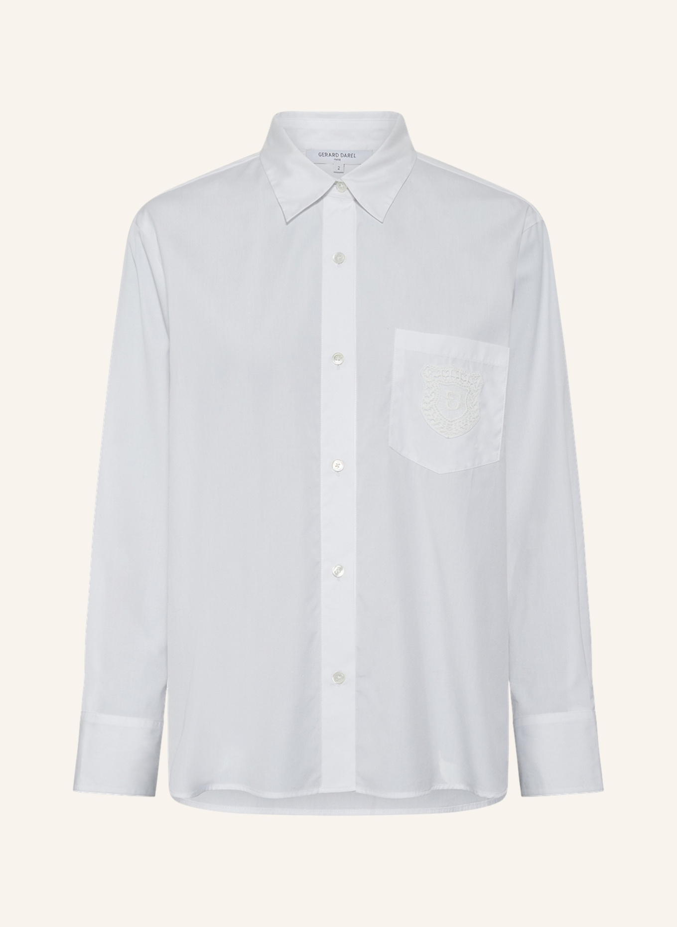 

Блузка udria Gerard Darel, белый