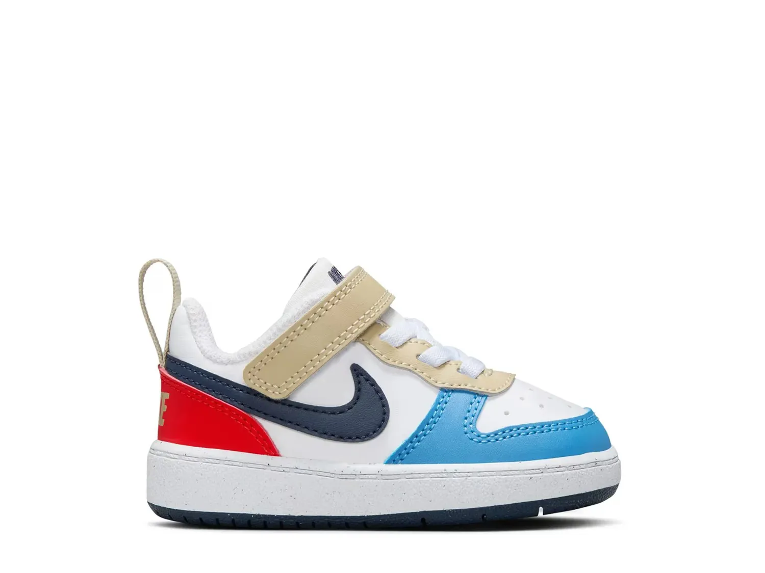 

Кроссовки Court Borough Low Recraft - детские Nike, White/Orange