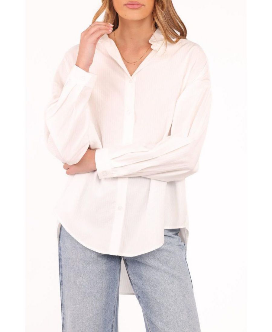 

Женская рубашка Edwards Petal and Pup, White stripe