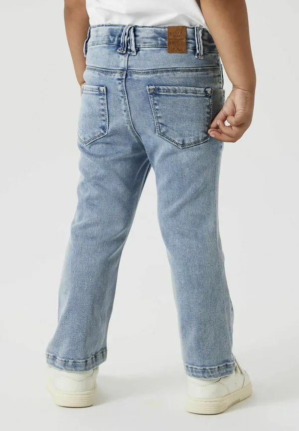 Джинсы прямого кроя nmfsalli to noos Name It, Light Blue Bleached Denim — фото 2