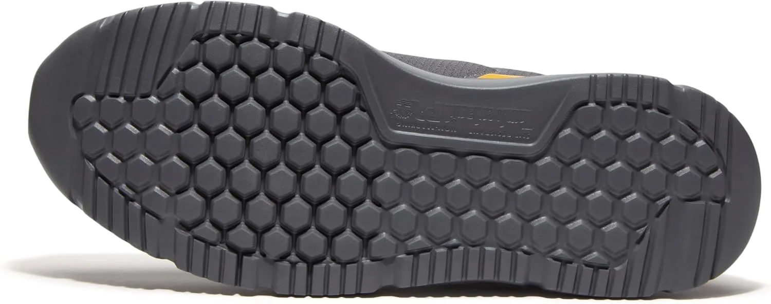 Мужские рабочие ботинки Timberland PRO Intercept Mid Steel с защитным носком и стальным носком, соответствующие протоколам и стандартам CSA, желтый/темно-серый — фото 4