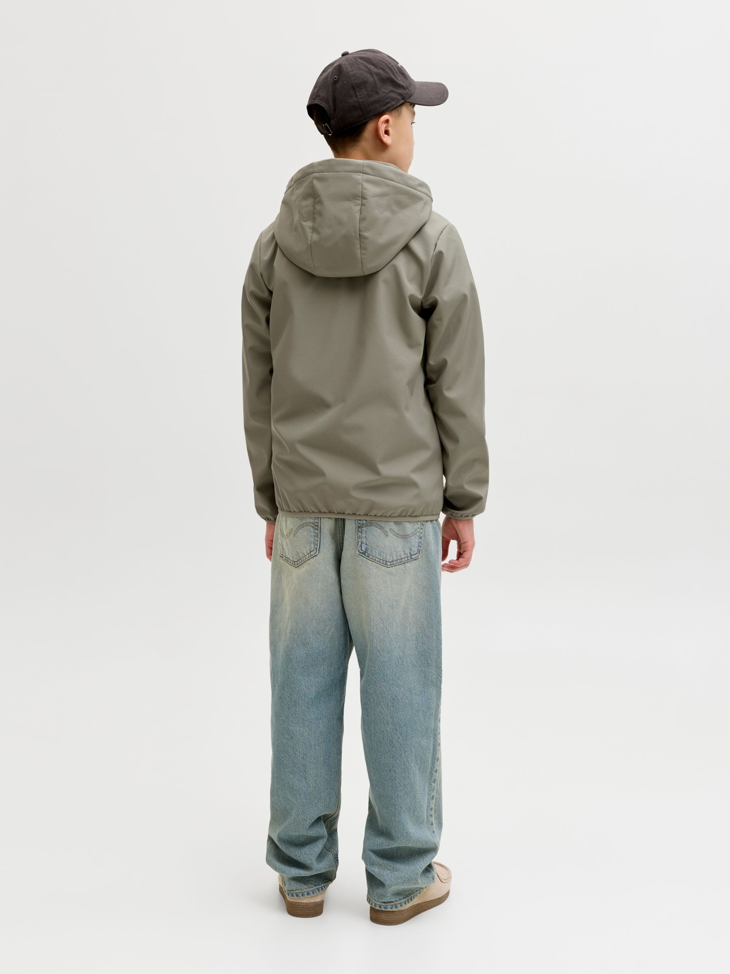 Jack & Jones Junior Куртка межсезонная 'JJTheo' в цвете Khaki — фото 3