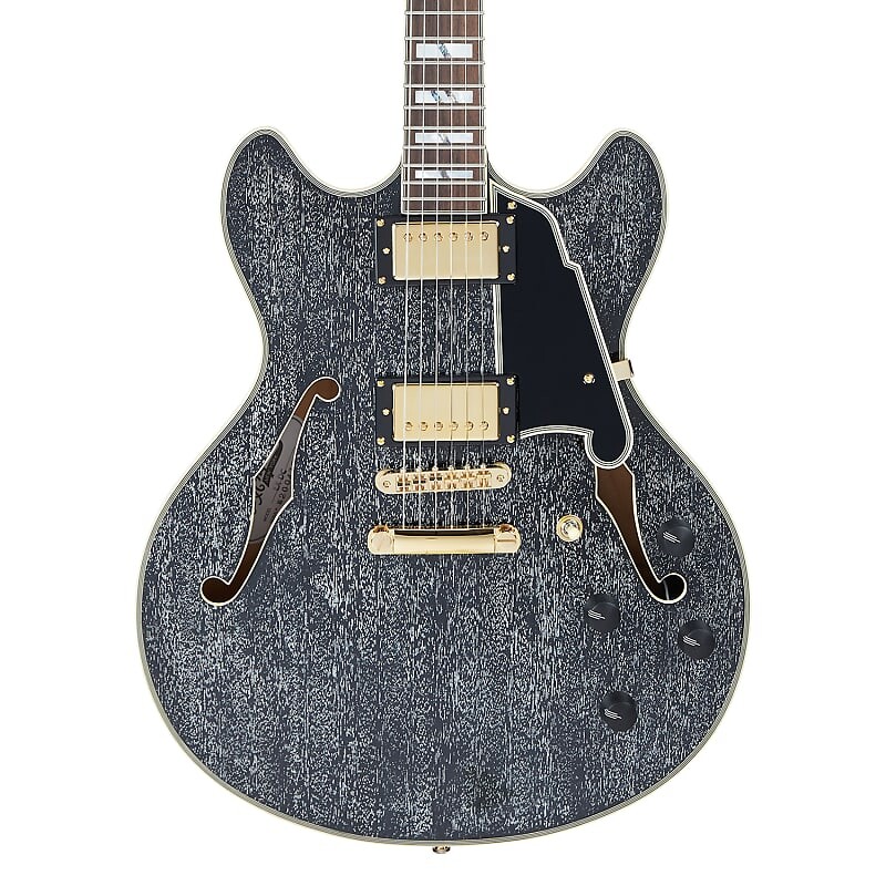 

Электрогитара D'Angelico Excel DC Semi-Hollow Electric Guitar Black Dog w/ Gig Bag