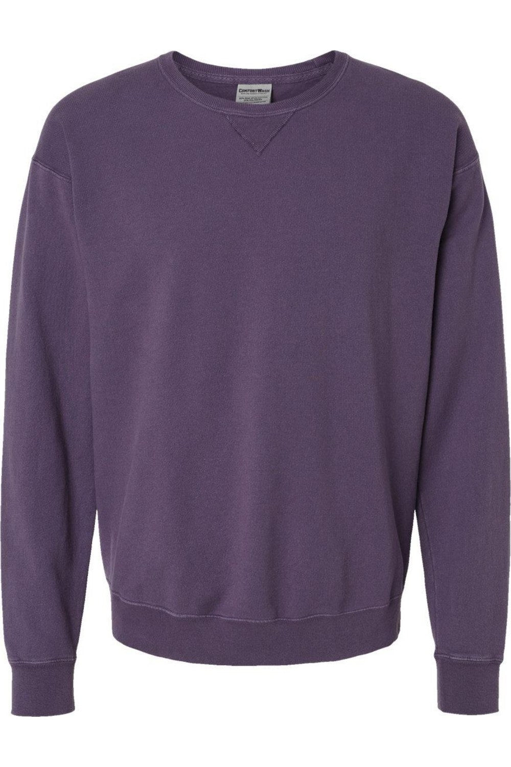 

Толстовка унисекс с круглым вырезом ComfortWash by Hanes Garment-Dyed, цвет grape soda