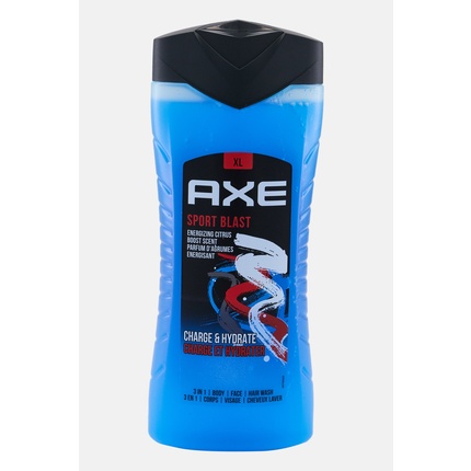 

Axee гель для душа Sports Blast 3 в 1 для тела, лица и волос - 400 мл Axe/Lynx