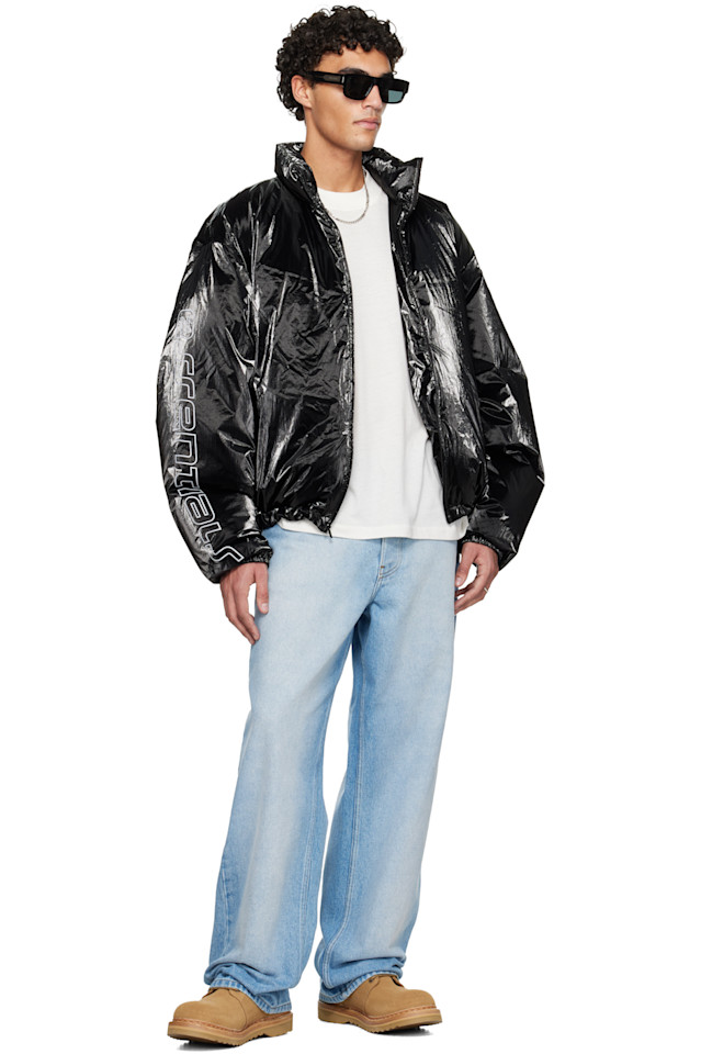Fear Of God Essentials Черная праздничная пуховая куртка — фото 4