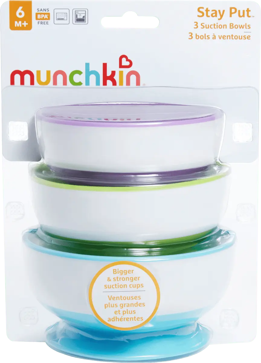 

Миски для еды на присоске 3 шт. munchkin