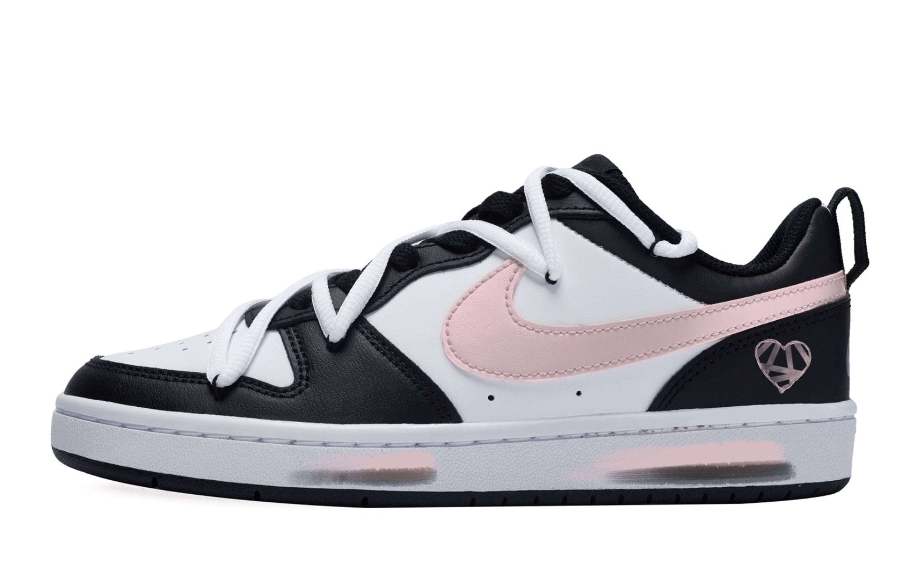 

Кроссовки Nike Court Borough Skateboarding Shoes Women's Low-top Pink, черный