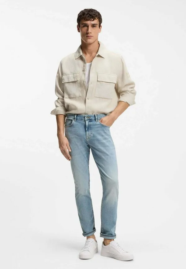 Джинсы delaware bo, зауженный крой Boss Casual, Blue Denim — фото 2