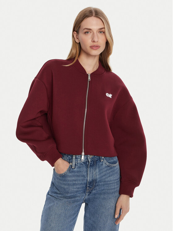 

Бомбер oversize LV047C524G Calvin Klein Jeans, красный