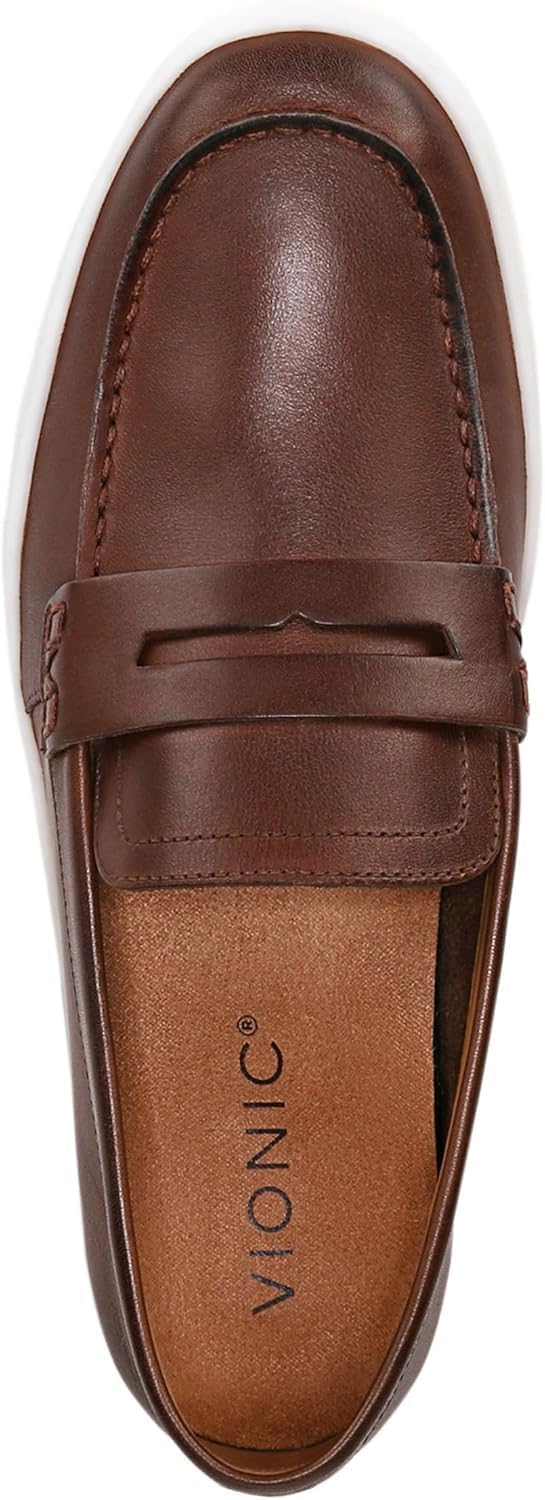 Мужские лоферы/мокасины Vionic M Uptown, Coffee Leather — фото 4