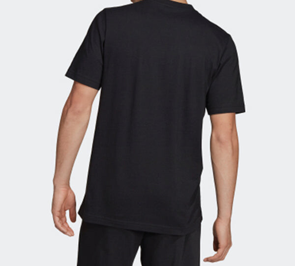 Футболка e pln tee минималистичный короткий рукав Adidas, черный — фото 4
