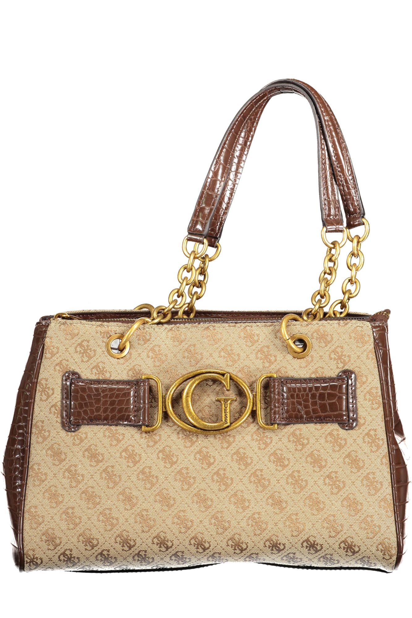 

Коричневая женская сумка из полиэстера Guess Shoes