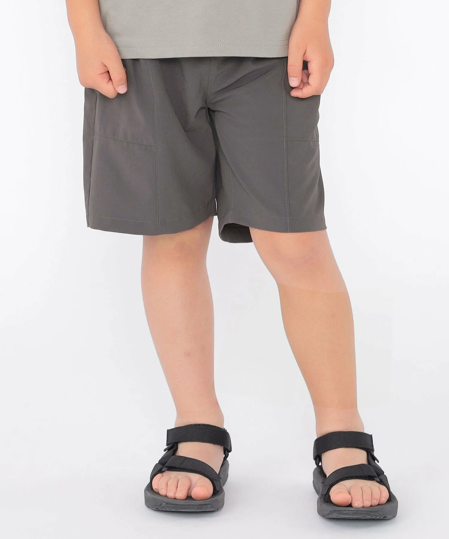Детские шорты SHIPS: 100–130 см / <Защита от УФ-излучения> с водным принтом SHIPS KIDS, Charcoal Gray — фото 2