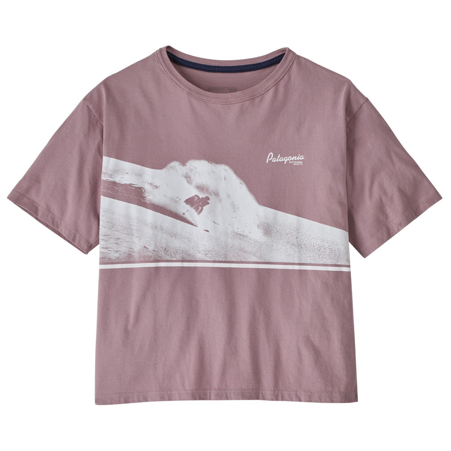 

Футболка Patagonia Cloudcarver Easy Cut Organic T-Shirt, цвет Stormy Mauve