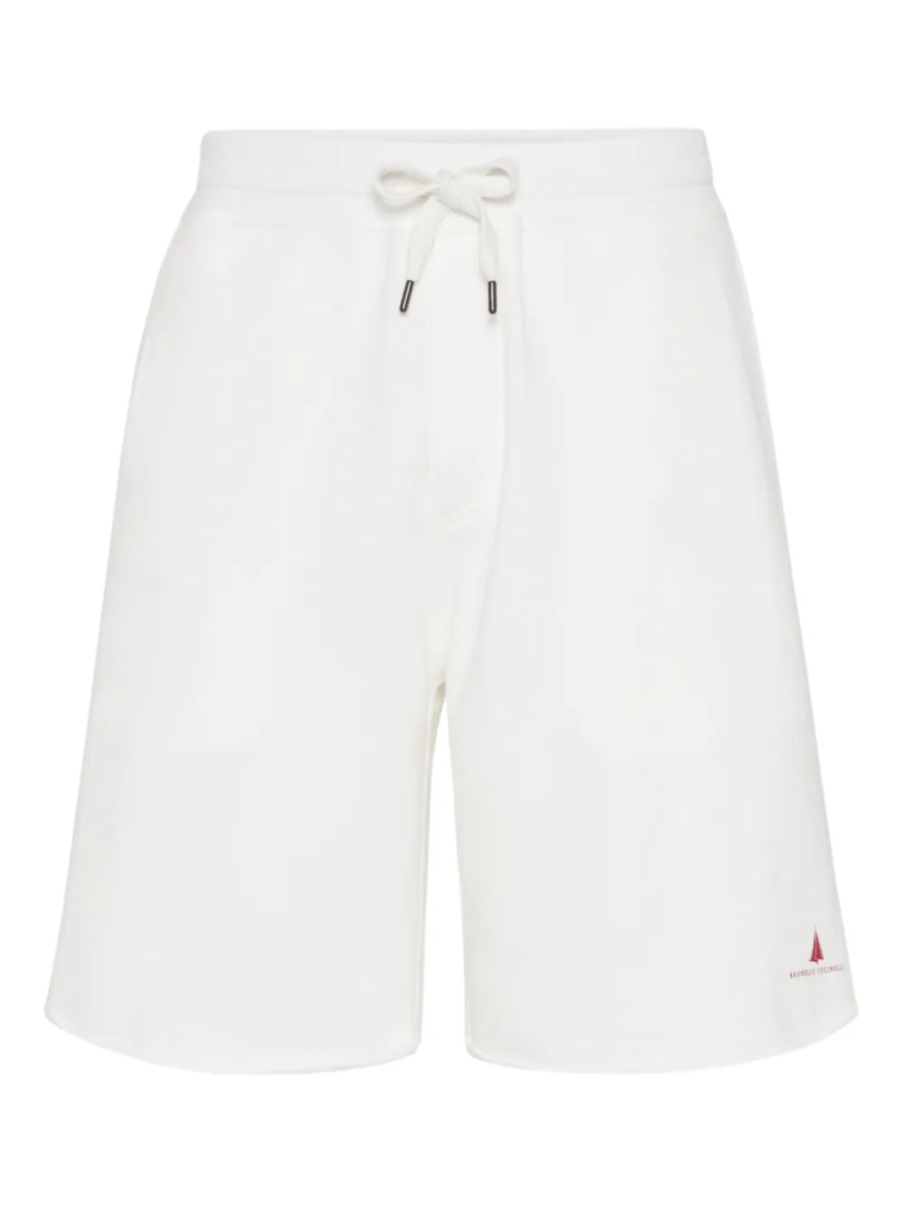 

Brunello Cucinelli махровые шорты-бермуды, белый