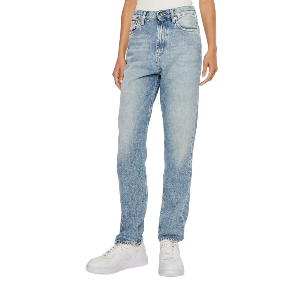 

Джинсы и брюки из светло-голубого хлопка Calvin Klein Jeans
