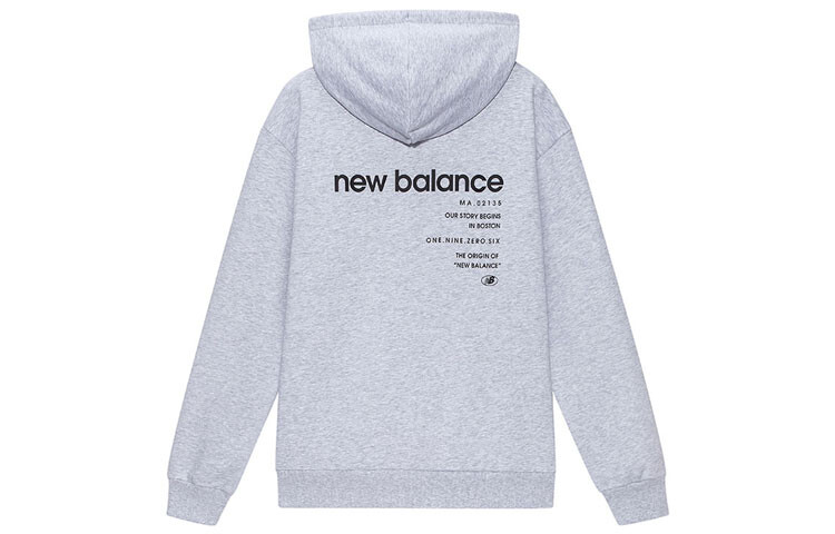 

Толстовка унисекс серая New Balance, серый