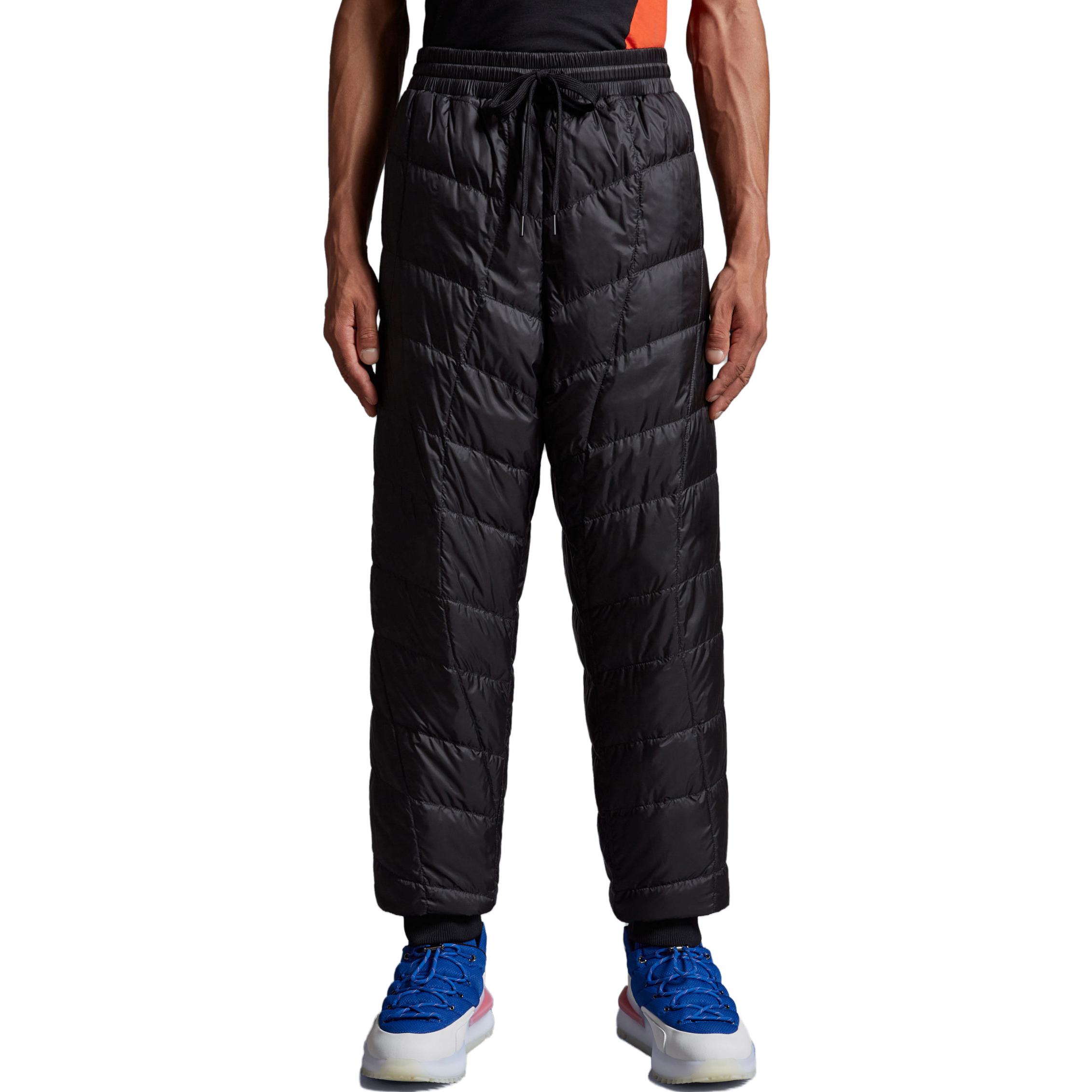 Утепленные реверсивные брюки Genius X Adidas Originals Moncler, черный — фото 4