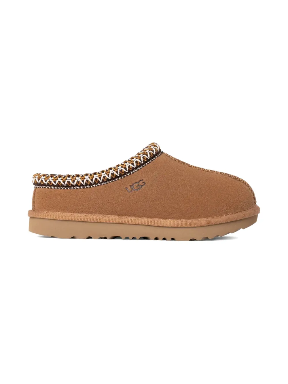 Слиперы tasman ii с плетеной отделкой UGG Kids, коричневый