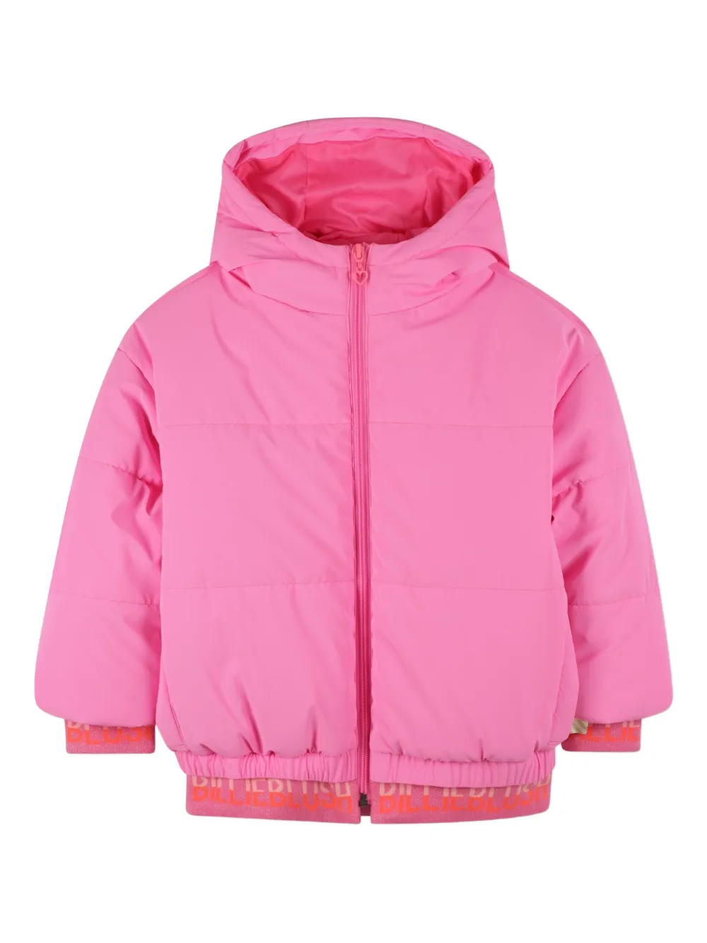 

Пуховик с капюшоном Billieblush, розовый