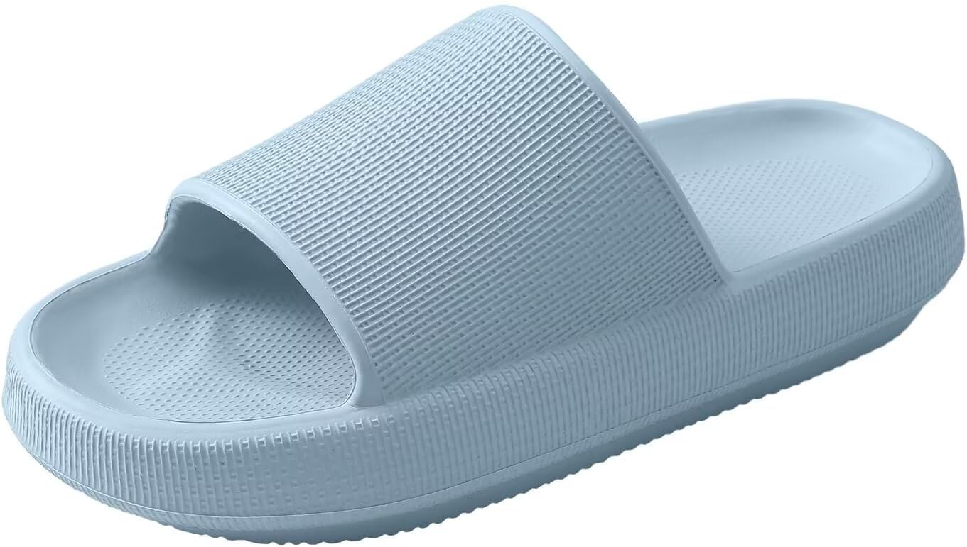 

Сандалии H.Jiyao для женщин и мужчин, нескользящие тапочки с подушкой, быстро сохнущие слайды-сандалии, синий