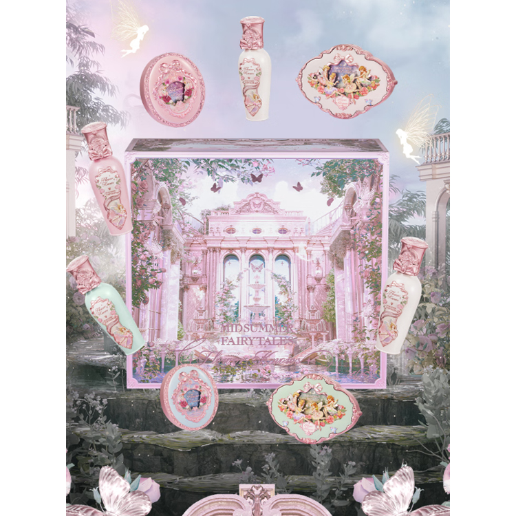 Набор косметики FlowerKnows Midsummer Night Collection Box с естественной коррекцией тона кожи Flower Knows, cream style bell — фото 3