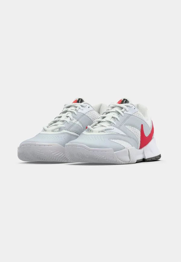 Теннисные кроссовки court lite 4 hc all-court Nike Performance, White/Light Crimson/Pure Platinum-Coloured — фото 3