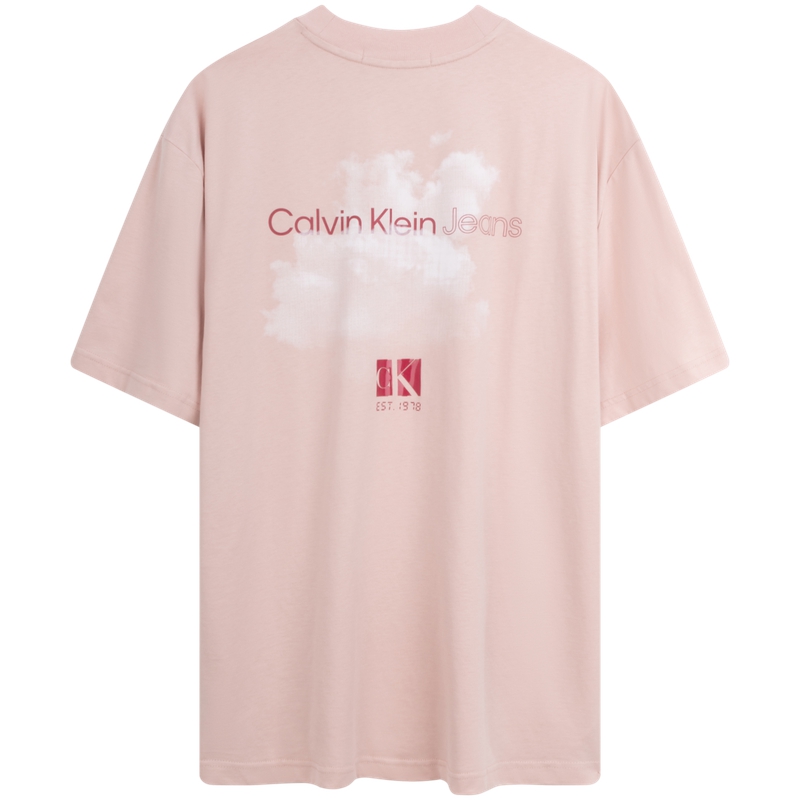 Футболка Unisex SS24 Calvin Klein, yaf-moon белый — фото 3